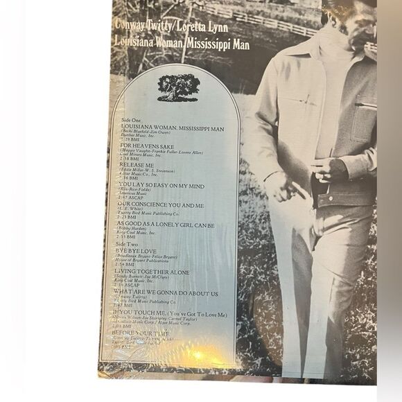RARE CONWAY TWITTY & LORETTA LYNN LOUISIANA WOMAN MISSISSIPPI MAN LP VINYL - Picture 5 of 6